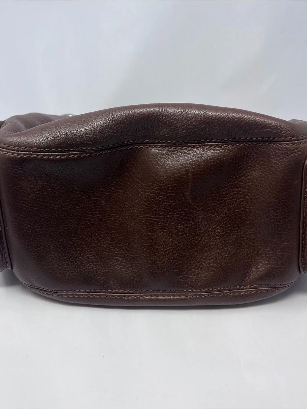 Banana Republic Vintage Brown Leather Hobo Shoulder Bag
